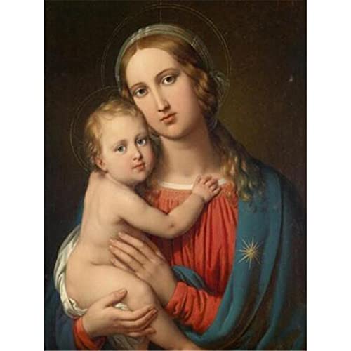 Puzzle für Erwachsene, 1000 Teile, Lernspiel, Herausforderung, Spielzeug, Jungfrau Maria, Heimdekoration, 50 x 70 cm Puzzle für Erwachsene, 1000 Teile, Lernspiel, Herausforderung, Spielzeug, Jungfrau Maria, Heimdekoration, 50 x 70 cm von AWYHEZ