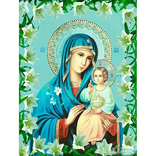 Puzzle für Erwachsene, 1000 Teile, Lernspiel, Herausforderung, Spielzeug, Jungfrau Maria, religiöse Heimdekoration, 50 x 70 cm Puzzle für Erwachsene, 1000 Teile, Lernspiel, Herausforderung, Spielzeug, Jungfrau Maria, religiöse Heimdekoration, 50 x 70 cm von AWYHEZ