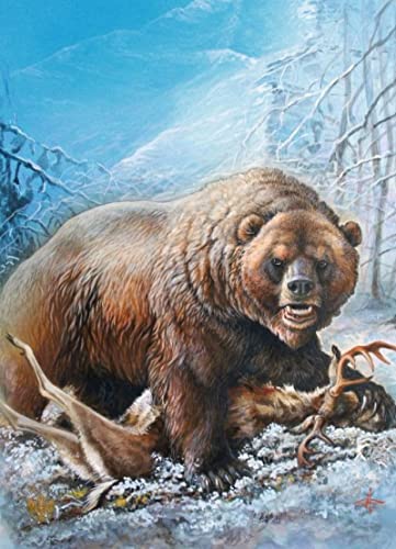 Puzzle für Erwachsene, 1000 Teile, Lernspiel, Herausforderung, Spielzeug, Schwarzbär, Familien- und Heimdekoration, 50 x 70 cm Puzzle für Erwachsene, 1000 Teile, Lernspiel, Herausforderung, Spielzeug, Schwarzbär, Familien- und Heimdekoration, 50 x 70 cm von AWYHEZ