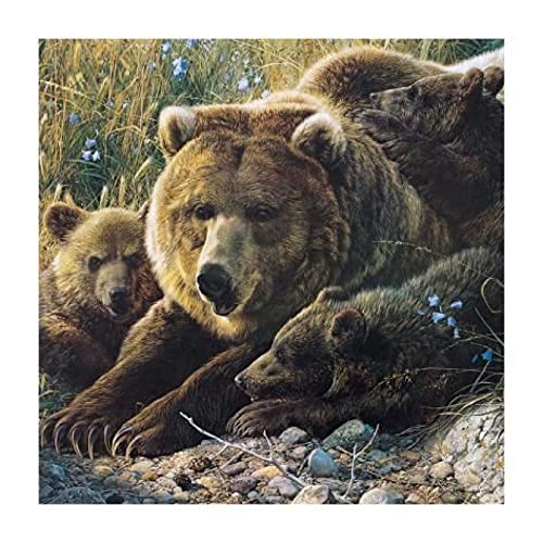 Puzzle für Erwachsene, 1000 Teile, Lernspiel, Herausforderung, Teddybär, Braunbär, Schwarzbär, Heimdekoration, 38 x 52 cm Puzzle für Erwachsene, 1000 Teile, Lernspiel, Herausforderung, Teddybär, Braunbär, Schwarzbär, Heimdekoration, 38 x 52 cm von AWYHEZ