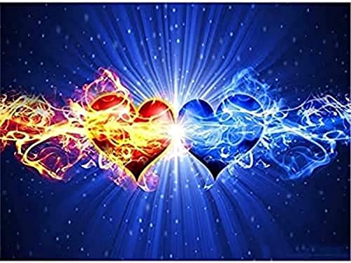 Puzzle für Erwachsene, 1000 Teile, Lernspiel, Herausforderungsspielzeug, Herz aus EIS und Feuer, Perlen, Heimdekoration, 50 x 70 cm Puzzle für Erwachsene, 1000 Teile, Lernspiel, Herausforderungsspielzeug, Herz aus EIS und Feuer, Perlen, Heimdekoration, 50 x 70 cm von AWYHEZ