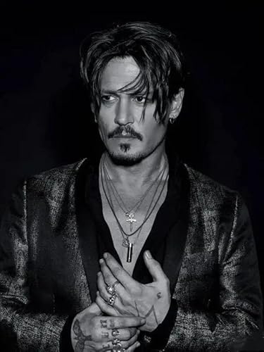 Puzzle für Erwachsene, 1000 Teile, Lernspiel, Herausforderungsspielzeug, Johnny Depp, Punkte, Zimmer, Heimdekoration, 38 x 52 cm Puzzle für Erwachsene, 1000 Teile, Lernspiel, Herausforderungsspielzeug, Johnny Depp, Punkte, Zimmer, Heimdekoration, 38 x 52 cm von AWYHEZ
