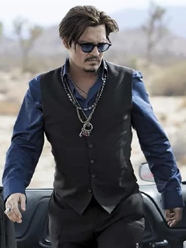 Puzzle für Erwachsene, 1000 Teile, Lernspiel, Herausforderungsspielzeug, Johnny Depp, gepunktetes Zimmer, Heimdekoration, 38 x 52 cm von AWYHEZ