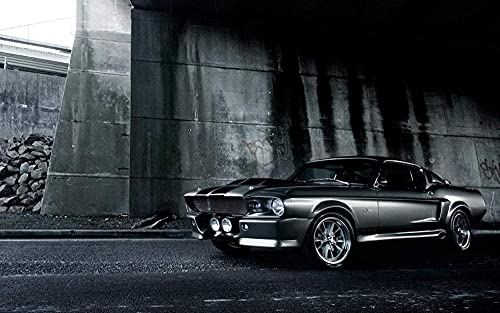 Puzzle für Erwachsene, 1000 Teile, Mustang Shelby GT, Kinderpuzzle, Lernspielzeug, Denkspiel, Geschenk, 50 x 70 cm Puzzle für Erwachsene, 1000 Teile, Mustang Shelby GT, Kinderpuzzle, Lernspielzeug, Denkspiel, Geschenk, 50 x 70 cm von AWYHEZ