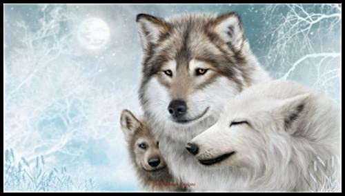 Puzzle für Erwachsene, 1000 Teile, Sternenwolf, Schneewolf, Wohnzimmer, Heimwanddekoration, Lernspielzeug, intellektuelles Spiel, Geschenk, 38 x 52 cm Puzzle für Erwachsene, 1000 Teile, Sternenwolf, Schneewolf, Wohnzimmer, Heimwanddekoration, Lernspielzeug, intellektuelles Spiel, Geschenk, 38 x 52 cm von AWYHEZ