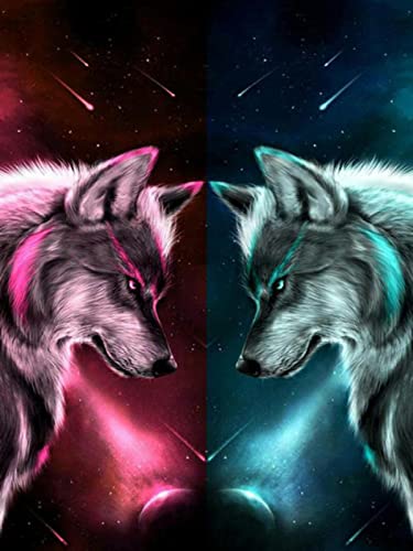 Puzzle für Erwachsene, 1000 Teile, Wolfstier, Wanddekoration, Lernspielzeug, Intelligenzspiel, Geschenk, 50 x 70 cm Puzzle für Erwachsene, 1000 Teile, Wolfstier, Wanddekoration, Lernspielzeug, Intelligenzspiel, Geschenk, 50 x 70 cm von AWYHEZ