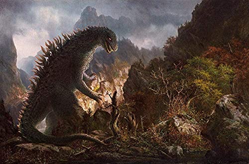 Puzzle für Erwachsene, 2000 Teile, Film Godzilla, pädagogisches Spielzeug zum Stressabbau, lustiges Familienspiel, geeignet für Kinder und Erwachsene, 70 x 100 cm Puzzle für Erwachsene, 2000 Teile, Film Godzilla, pädagogisches Spielzeug zum Stressabbau, lustiges Familienspiel, geeignet für Kinder und Erwachsene, 70 x 100 cm von AWYHEZ