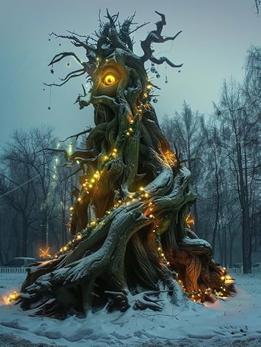 Puzzle für Erwachsene, 2000 Teile, Lernspiel, Herausforderung, Spielzeug, Weihnachtsbaum, Weihnachtsdekoration, 70 x 100 cm von AWYHEZ