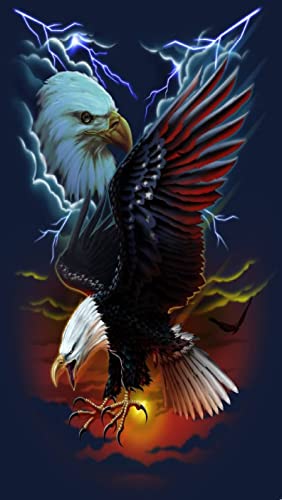 Puzzle für Erwachsene, 2000 Teile, Lernspiel, Herausforderung, Spielzeug, Weißkopfseeadler, Heimdekoration, 70 x 100 cm von AWYHEZ