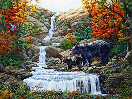 Puzzle für Erwachsene, 2000 Teile, Lernspiel, Herausforderung, Teddybär, Braunbär, Heimdekoration, 70 x 100 cm von AWYHEZ