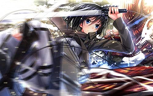 Puzzle für Erwachsene 1000 Teile Anime Attack on Titan Kinderpuzzle Lernspielzeug Denkspiel Geschenk Teenager DIY Familienunterhaltung 26x38 cm Puzzle für Erwachsene 1000 Teile Anime Attack on Titan Kinderpuzzle Lernspielzeug Denkspiel Geschenk Teenager DIY Familienunterhaltung 26x38 cm von AWYHEZ