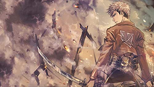 Puzzle für Erwachsene 1000 Teile Anime Attack on Titan Kinderpuzzle Lernspielzeug Denkspiel Geschenk Teenager DIY Familienunterhaltung 26x38 cm Puzzle für Erwachsene 1000 Teile Anime Attack on Titan Kinderpuzzle Lernspielzeug Denkspiel Geschenk Teenager DIY Familienunterhaltung 26x38 cm von AWYHEZ