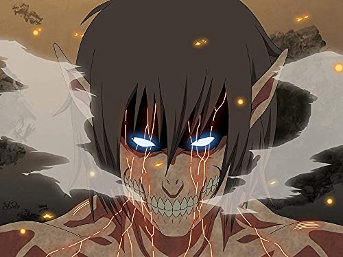 Puzzle für Erwachsene 1000 Teile Anime Attack on Titan Kinderpuzzle Lernspielzeug Denkspiel Geschenk Teenager DIY Familienunterhaltung 26x38 cm Puzzle für Erwachsene 1000 Teile Anime Attack on Titan Kinderpuzzle Lernspielzeug Denkspiel Geschenk Teenager DIY Familienunterhaltung 26x38 cm von AWYHEZ
