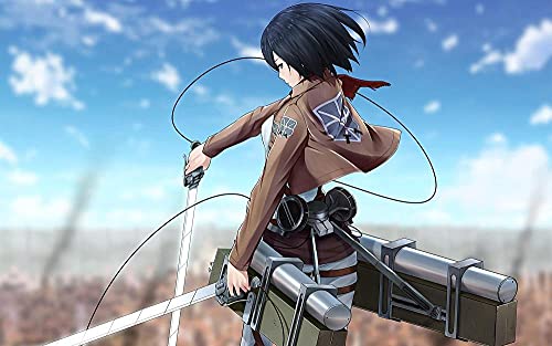 Puzzle für Erwachsene 1000 Teile Anime Attack on Titan Kinderpuzzle Lernspielzeug Denkspiel Geschenk Teenager DIY Familienunterhaltung 26x38 cm Puzzle für Erwachsene 1000 Teile Anime Attack on Titan Kinderpuzzle Lernspielzeug Denkspiel Geschenk Teenager DIY Familienunterhaltung 26x38 cm von AWYHEZ