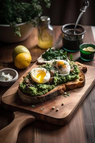Puzzle für Erwachsene 1000 Teile Avocado- und Eiersandwich Herausfordernde Spiele für die Heimdekoration der Familie Geschenke38X52CM von AWYHEZ