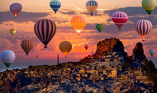 Puzzle für Erwachsene 1000 Teile Heißluftballon, anspruchsvolle Spiele für die Heimdekoration der Familie, Geschenke, 50 x 70 cm Puzzle für Erwachsene 1000 Teile Heißluftballon, anspruchsvolle Spiele für die Heimdekoration der Familie, Geschenke, 50 x 70 cm von AWYHEZ