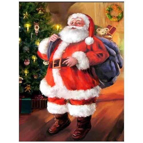 Puzzle für Erwachsene 1000 Teile Weihnachtsmann-Familie, anspruchsvolle Spiele, Heimdekorationsgeschenke, 50 x 70 cm von AWYHEZ