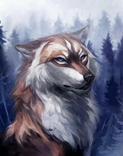 Puzzle für Erwachsene 1000 Teile Wolf Tierhandwerk Lernspielzeug Intellektuelles Spiel Geschenk 50x70cm von AWYHEZ