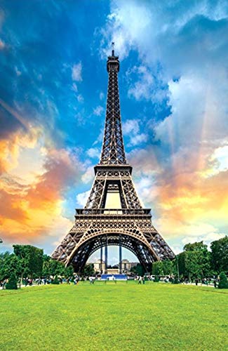 Puzzle für Erwachsene 2000 Teile Eiffelturm, anspruchsvolle Spiele für die Familie, Heimdekoration, Geschenke, 70 x 100 cm von AWYHEZ