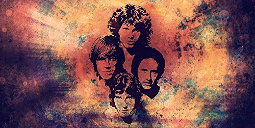 Puzzles 1000 Teile für Erwachsene Musik Punk Rock Band Pädagogisches Intellektuelles Dekompressionsspielzeug Spaß Familienspiel für Kinder38x52cm von AWYHEZ