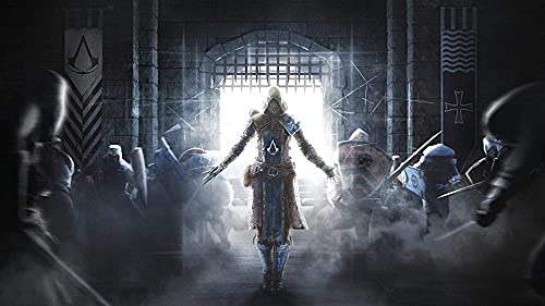 Puzzles 2000 Teile für Erwachsene Assassins Creed Pädagogisches intellektuelles Dekompressionsspielzeug Spaß Familienspiel für Kinder Erwachsene70x100cm von AWYHEZ