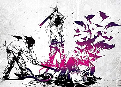 Puzzles 2000 Teile für Erwachsene Musik Punk Rock Band Pädagogisches Intellektuelles Dekompressionsspielzeug Spaß Familienspiel für Kinder70x100cm von AWYHEZ