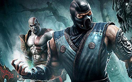 Puzzles 2000 Teile für Erwachsene Videospiel Kombat Pädagogisches Intellektuelles Dekompressionsspielzeug Spaß Familienspiel für Kinder Erwachsene70x100cm von AWYHEZ