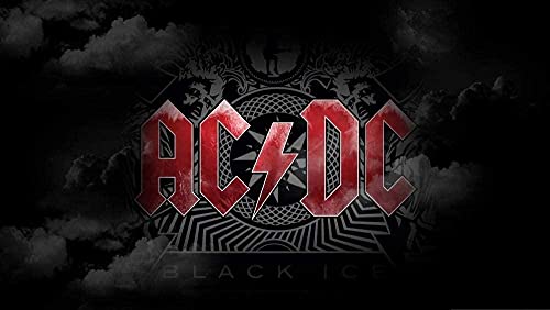 Puzzles für Erwachsene 1000 Teile ACDC Rockband Puzzles für Kinder Lernspielzeug Intellektuelles Spiel Geschenk Teens DIY Home Entertainment38x52cm von AWYHEZ