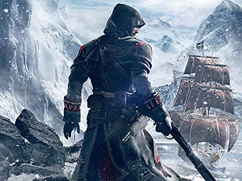 Puzzles für Erwachsene 1000 Teile Assassins Creed Puzzles für Kinder Lernspielzeug Intellektuelles Spiel Geschenk Teens DIY Home Entertainment50x70cm von AWYHEZ