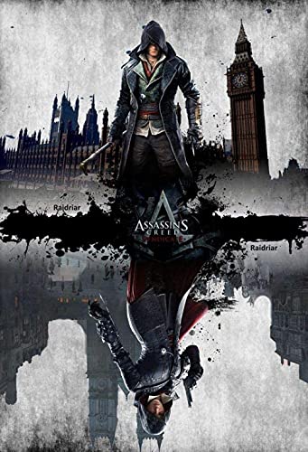 Puzzles für Erwachsene 1000 Teile Assassins Creed Puzzles für Kinder Lernspielzeug Intellektuelles Spiel Geschenk Teens DIY Home Entertainment50x70cm von AWYHEZ
