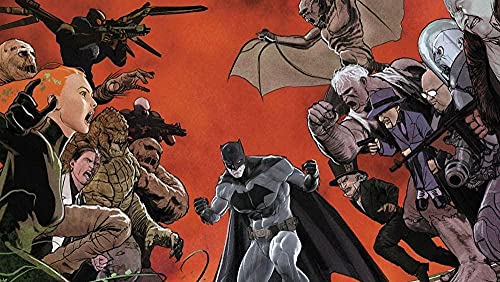 Puzzles für Erwachsene 1000 Teile | Batmaen Poster Puzzles | Box enthält Farbposter | Fertige Größe Es ist EIN Puzzle-Spielzeug für50x70cm von AWYHEZ