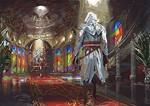 Puzzles für Erwachsene 2000 Teile Assassins Creed Puzzles für Kinder Lernspielzeug Intellektuelles Spiel Geschenk Teens DIY Home Entertainment70x100cm Puzzles für Erwachsene 2000 Teile Assassins Creed Puzzles für Kinder Lernspielzeug Intellektuelles Spiel Geschenk Teens DIY Home Entertainment70x100cm von AWYHEZ