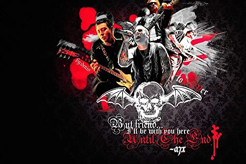 Puzzles für Erwachsene 2000 Teile Musik Punk Rock Band Puzzles für Kinder Lernspielzeug Intellektuelles Spiel Geschenk Teens DIY Home Entertainment70x100cm von AWYHEZ