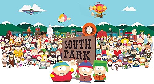 Puzzles für Erwachsene 2000 Teile TV-Show South Park Puzzles für Kinder Lernspielzeug Intellektuelles Spiel Geschenk 70x100cm von AWYHEZ