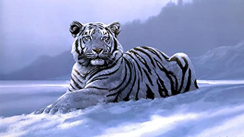 Schneetiger-Musterpuzzle, Erwachsenenpuzzle, Papierpuzzle, 1000-teiliges Puzzle für Erwachsene, 50 x 70 cm von AWYHEZ