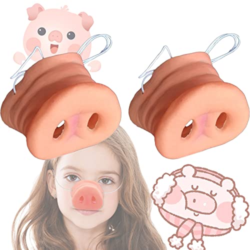 Zeaying 2 Stückhalloween Schweinsnase, Kinder Schweinenase, Lustige Schweinenase, Schweinenase Mit Gummiband, Maske Schweinenase für Party, Halloween-kostüm-Erwachsene Kind-lustige Geschenke Zeaying 2 Stückhalloween Schweinsnase, Kinder Schweinenase, Lustige Schweinenase, Schweinenase Mit Gummiband, Maske Schweinenase für Party, Halloween-kostüm-Erwachsene Kind-lustige Geschenke von Zeaying