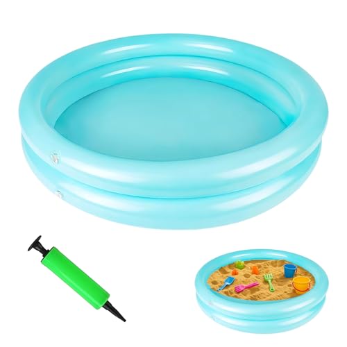 Planschbecken Baby,Baby Planschbecken,60cm Durchmesser Planschbecken für Kinder für Outdoor Garten Hinterhof von AXERHK