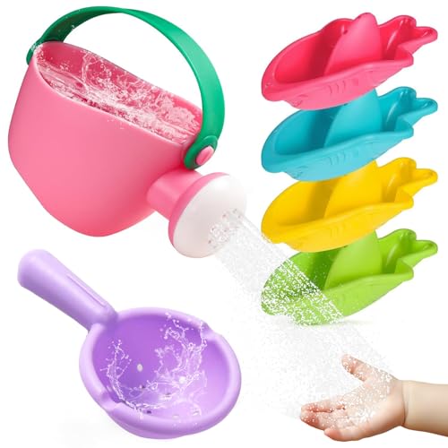 Badewannenspielzeug,Wasserspielzeug Kinder,6 Stück Badespielzeug Inklusive Stapelbecher Gießkanne Badeboot,Pool Spielzeug Kinder Badespielzeug Baby ab 1 2 3 4 Jahre Badewannenspielzeug,Wasserspielzeug Kinder,6 Stück Badespielzeug Inklusive Stapelbecher Gießkanne Badeboot,Pool Spielzeug Kinder Badespielzeug Baby ab 1 2 3 4 Jahre von AXERHK
