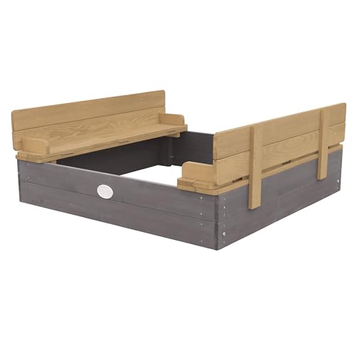 AXI Ella Sandkasten für Kinder, grau, Sandkasten für Kinder, FSC-Holz, mit Deckel & Sitzbank, 100 x 95 cm AXI Ella Sandkasten für Kinder, grau, Sandkasten für Kinder, FSC-Holz, mit Deckel & Sitzbank, 100 x 95 cm von AXI