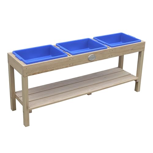 AXI Sand und Wassertisch aus Holz | Sandtisch/Matschtisch mit 3 Behältern & Ablagefläche | 124 x 50 cm AXI Sand und Wassertisch aus Holz | Sandtisch/Matschtisch mit 3 Behältern & Ablagefläche | 124 x 50 cm von AXI