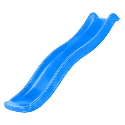 AXI Sky175 Rutsche mit Wasseranschluss Blau - 175 cm | Anbau Element für Kinder Spielturm/Spielhaus/Stelzenhaus | Wasserrutsche/Anbaurutsche für Podesthöhe 90 cm.. von AXI