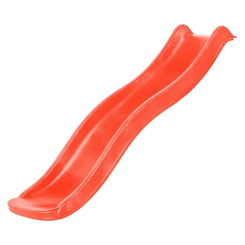 AXI Sky175 Rutsche mit Wasseranschluss Rot - 175 cm | Anbau Element für Kinder Spielturm/Spielhaus/Stelzenhaus | Wasserrutsche/Anbaurutsche für Podesthöhe 90 cm.. von AXI