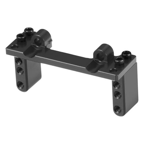 AXSPEED RC Einstellbare Servohalterung Upgrade Teile für 1:24 FMS Fcx24 Crawler Auto (Schwarz) von AXspeed