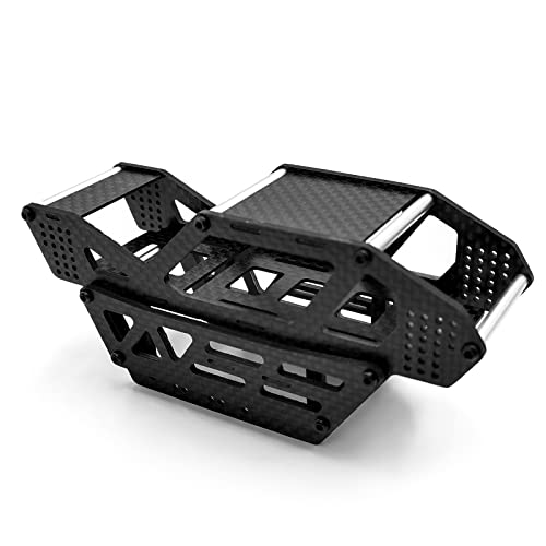 AXspeed 1/24 Carbon Chassis Rahmen Body Roll Cage Body Shell Kits für Axial Scx24 Deadbolt C10 AXI00002 B17 AXI00005 Crawler Car von AXspeed