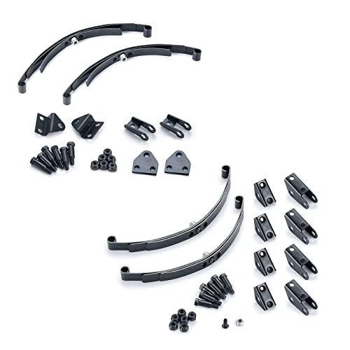 AXspeed 1 Satz Stahl Leaf Springs Suspension Set für 1:14 Tamiya Traktor Klettern Anhänger LKW Upgrade Teile von AXspeed