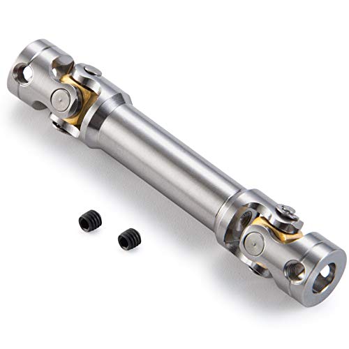 AXspeed 1 Stück Metall Drive Shaft für 1/14 RC Tamiya Traktor Climbing Trailer Upgrade Zubehör (55mm-67mm) von AXspeed