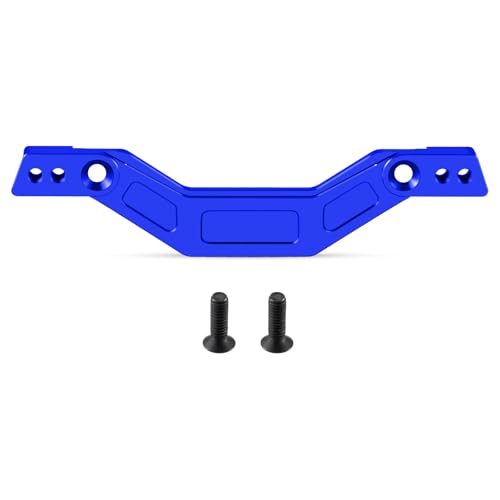 AXspeed 1 x universelle Stoßdämpfer-Halterung für vorne und hinten, Aluminium, für 1:18 ARRMA Granite GROM (blau) von AXspeed