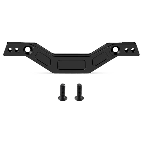 AXspeed 1 x universelle Stoßdämpfer-Halterung für vorne und hinten, Aluminium, für 1:18 ARRMA Granite GROM (schwarz) von AXspeed