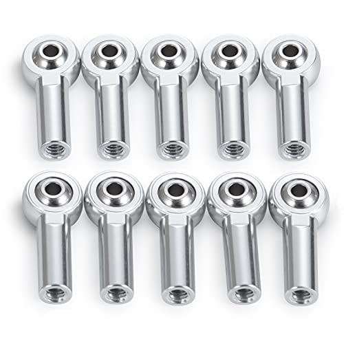 AXspeed 10 Stück M4 Metal Link Rod Tie Rod End Ball Joint Head für Axial Scx10 90046 1/10 RC Auto Boot Flugzeug von AXspeed