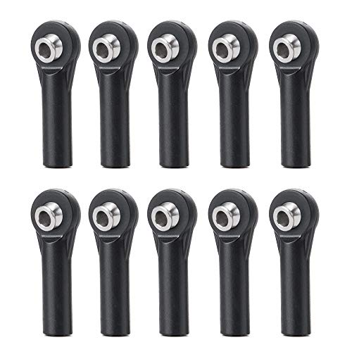 AXspeed 10pcs Plastic Link Rod End M3 Ball Head Joint Linkage for Axial SCX10 1/10 RC Crawler Car (A) von AXspeed